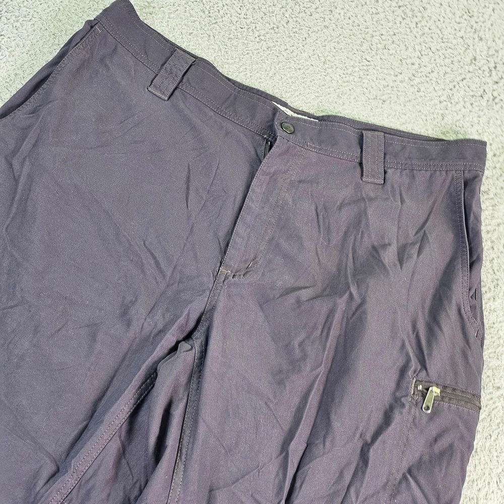 Columbia Pants Mens 36x30 Gray GRT Hiking Quick Dry Zip Pocket Lightweight Trail